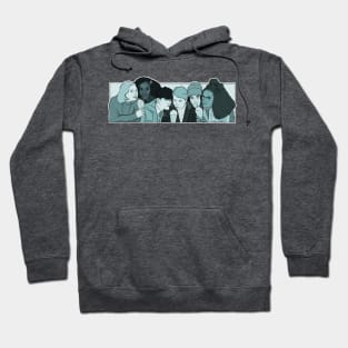 Heartstopper Crew comic style drawing Hoodie